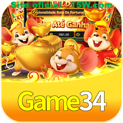 Imagem promocional da Game34 mostrando a plataforma e suas vantagens